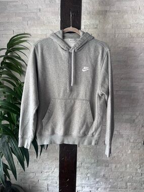 Nike Sportswear Light Gray Hoodie Size Small